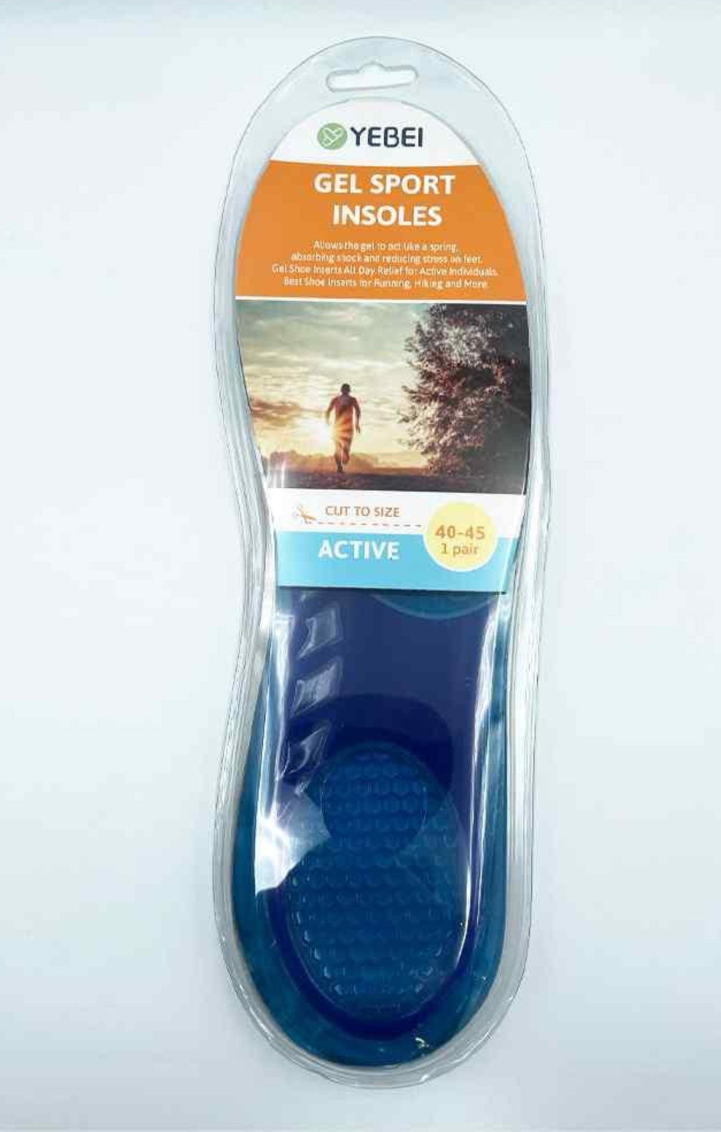 Universal Foot Insole Pads (Pair) Soft &amp; Trim-to-Fit