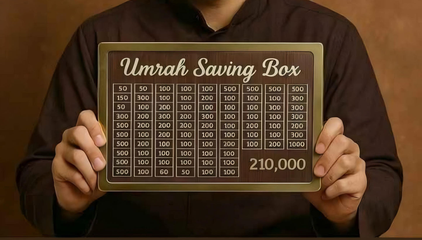 Umrah Saving Box - Box For Umrah Saving | Umrah Saving Box