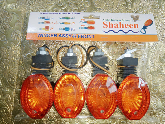 indicator for Bike mini size flexible unbreakable yellow color 4