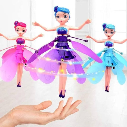 Magical Flying Fairy Doll,hand Sensor Control / Sky Dancers Flying Toy (random