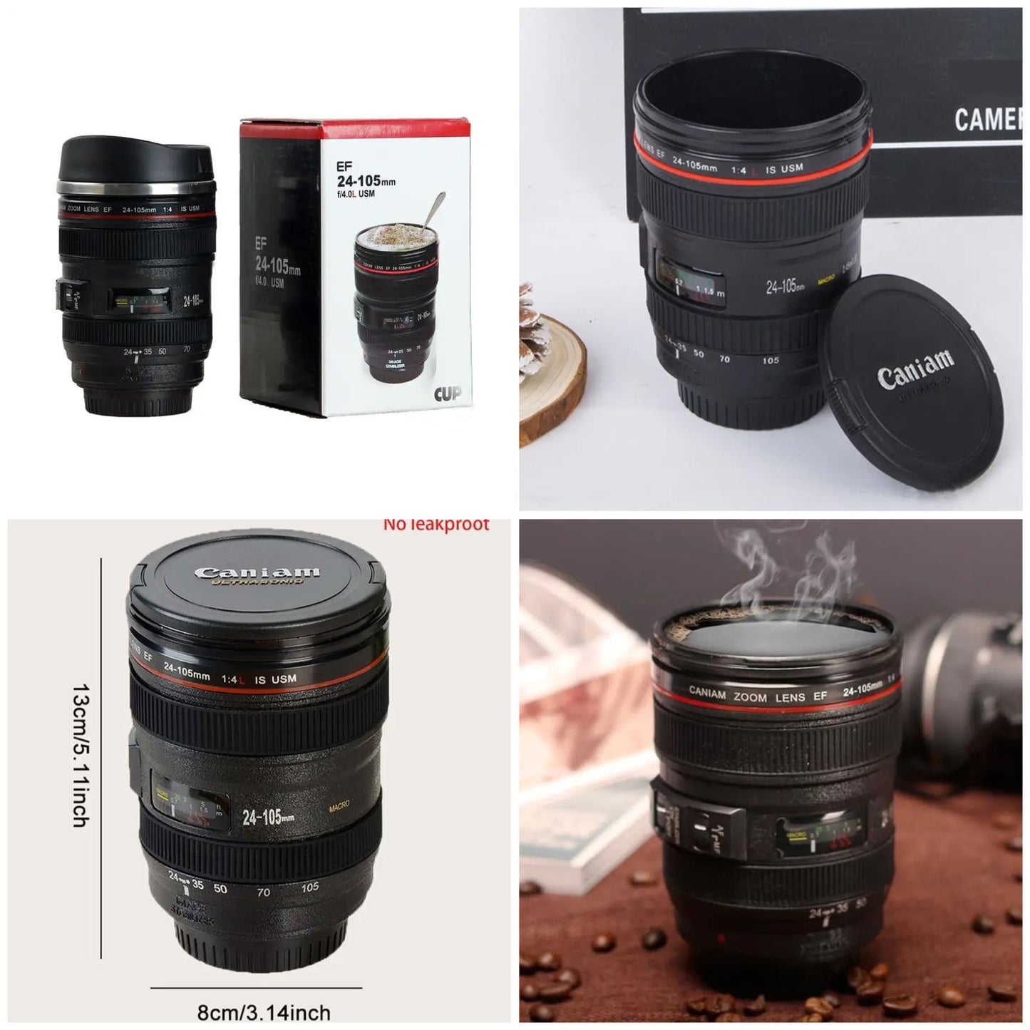 Camera Coffee Lens Mug Coffee Mugs Creative Gift Coffee Cups (random