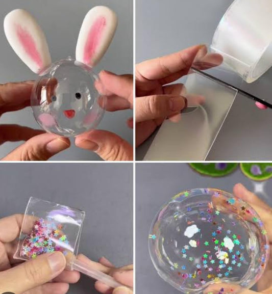 Multipurpose Tape for DIY Craft Children Colorful Pinch Toy Making Blowing Bubble