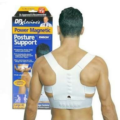 Doctor Posture magnetic inside Support Adjustable For Men And Women (white