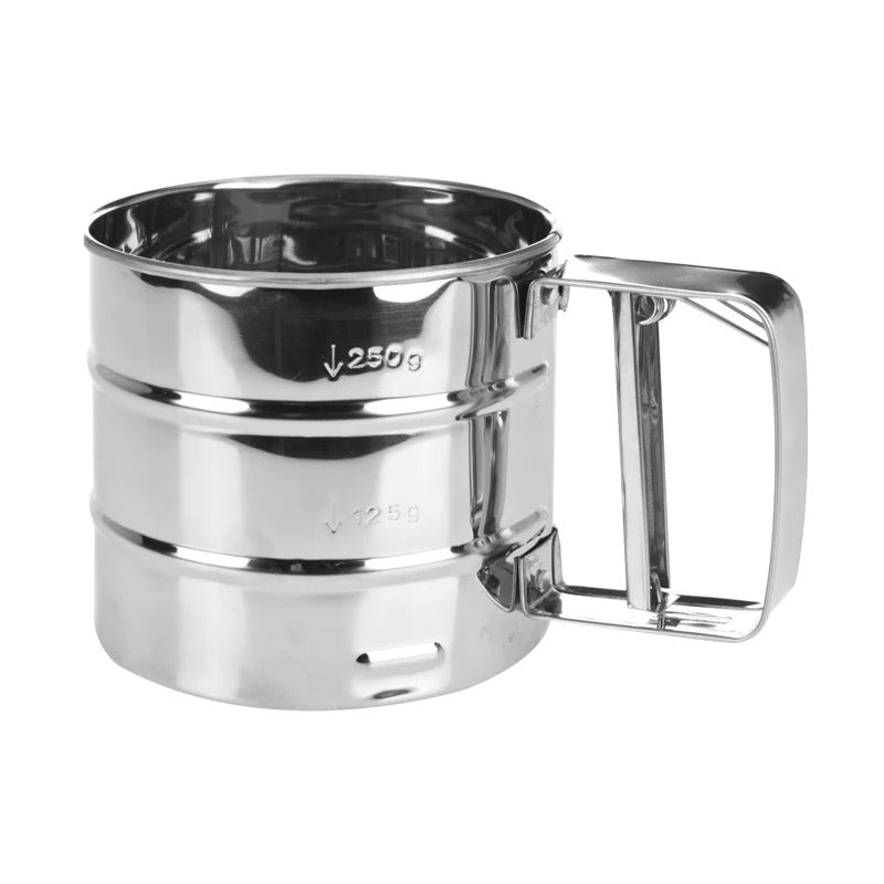 Flour Sifter, Stainless Steel Sifter for Baking, Double Layer Fine Mesh Baking