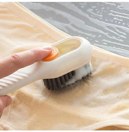 Multi-purpose Shoe Brush Soft Bristle Automatic Liquid Long Handle Cleaning Brush Clothes