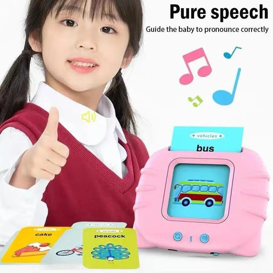 Audible Flash cards Baby Reading Machine for kids early learning English |