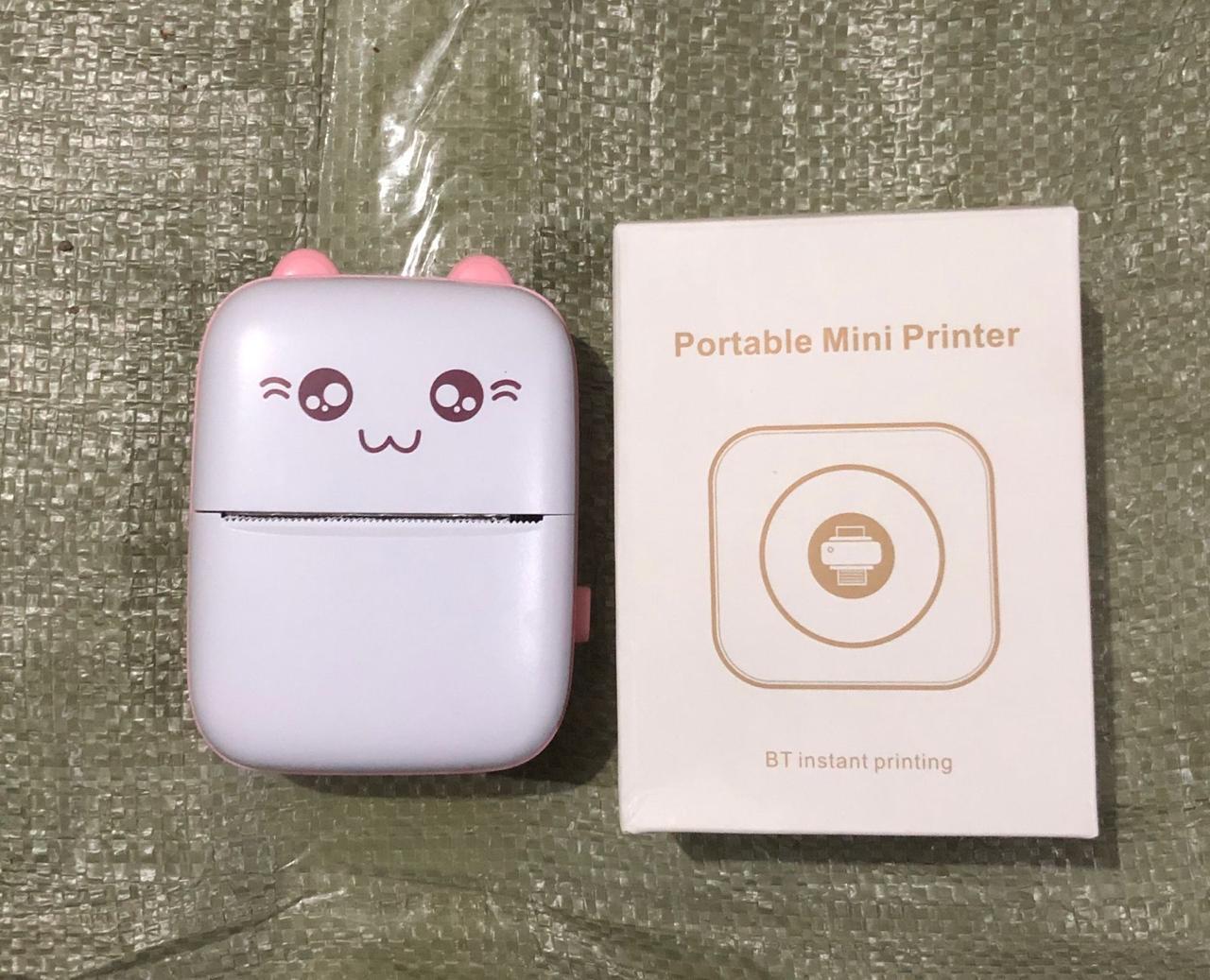 Mini Portable Pocket Thermal Printer (Random Color)