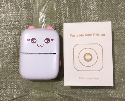 Mini Portable Pocket Thermal Printer (Random Color)