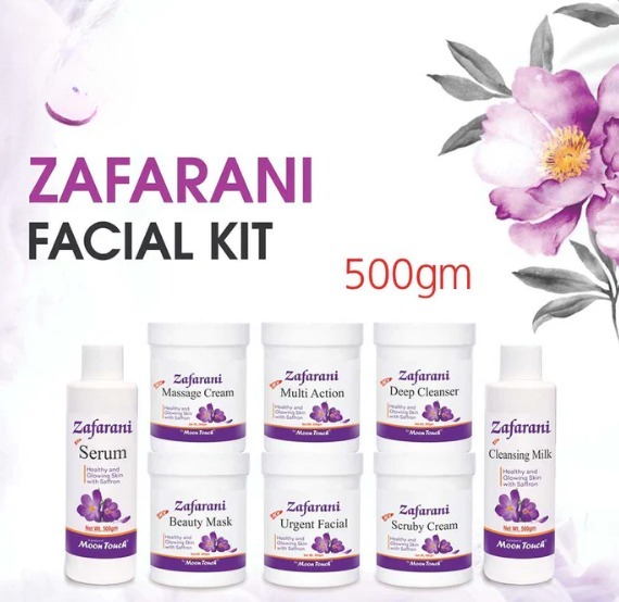 Zafarani Facial Set 50ml , hydrated, glowing skin with Zafarani's Facial Set