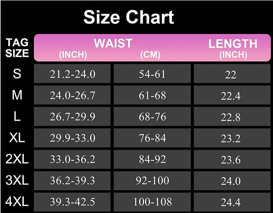 Adjustable Hook Waist Slimming Belt Body Shaper Belly Tummy Abdomen Control