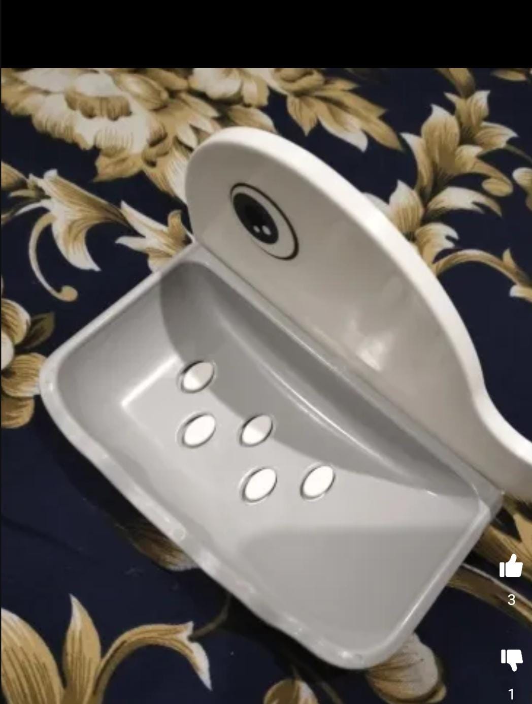 Fish-Shaped Double-Layer Adhesive Waterproof Soap Bar Holder Stand Rack For Bathroom, Shower,
