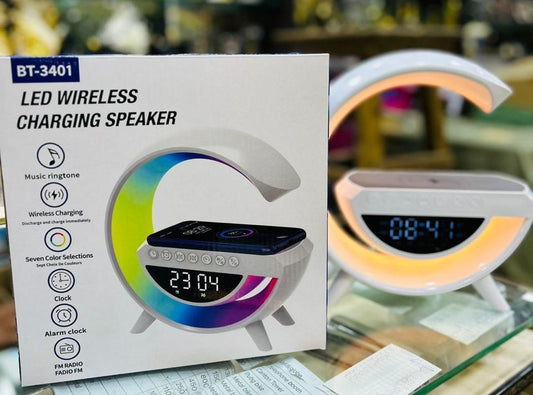 BT- 3401 Multi-functional LED Clock Display Speaker G Lamp | LED wireless