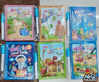 Magic Water Book Painting Drawing Coloring Board Book Doodle &amp; Magic Water