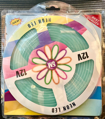 Mega Power Neon 5 Meters Strip, 12volts With Adapter