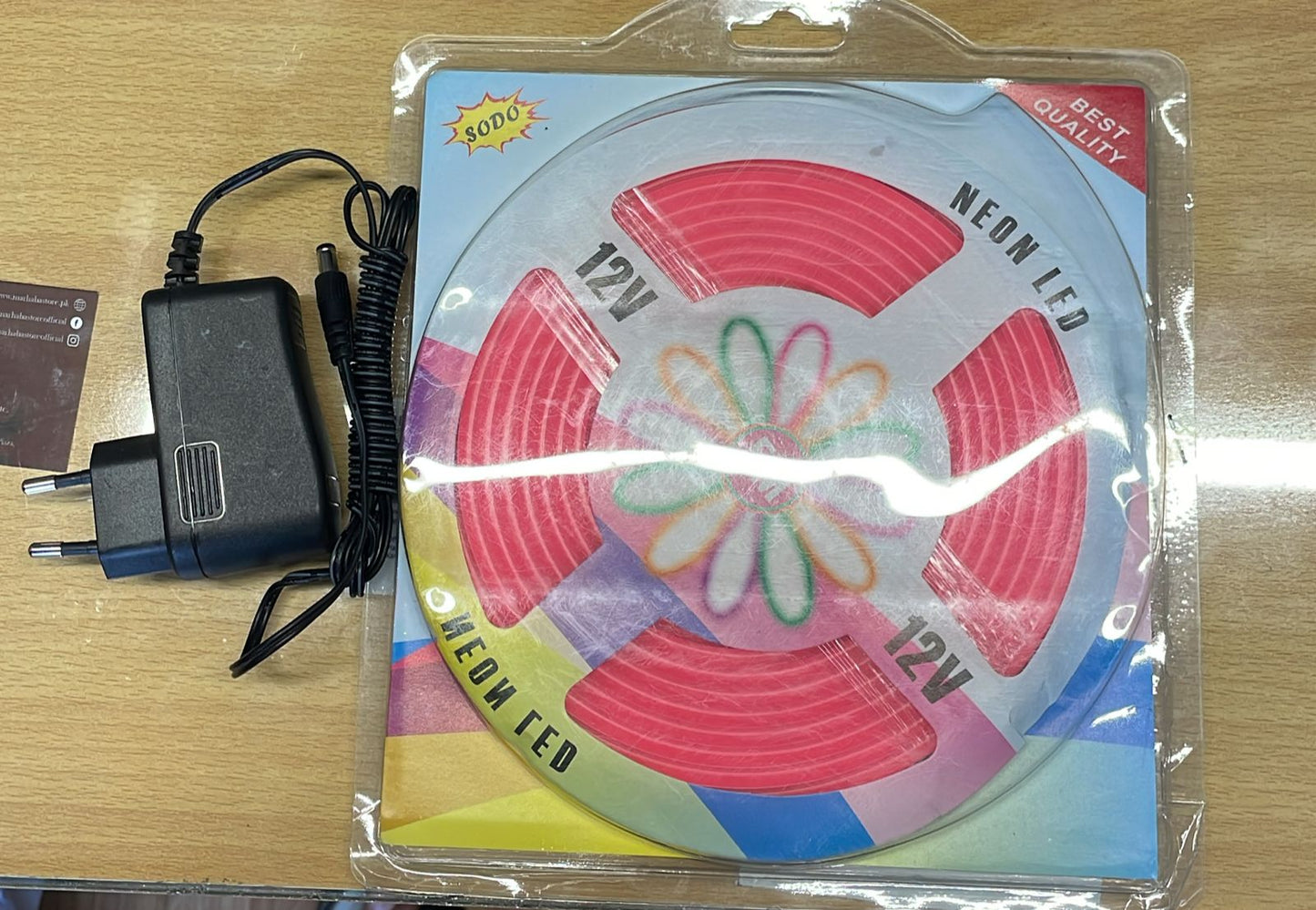 Mega Power Neon 5 Meters Strip, 12volts With Adapter