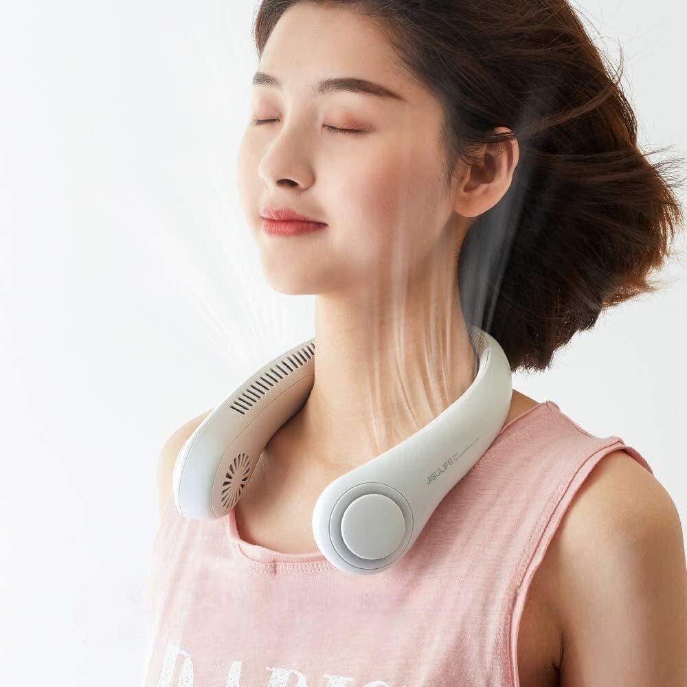 Portable Neck fan air Cooler &amp; Purifier... Adjustable 3 speed and Rechargeable
