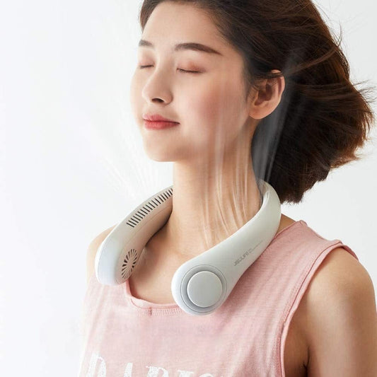 Portable Neck fan air Cooler &amp; Purifier... Adjustable 3 speed and Rechargeable
