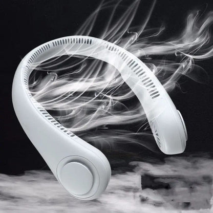 Portable Neck fan air Cooler &amp; Purifier... Adjustable 3 speed and Rechargeable