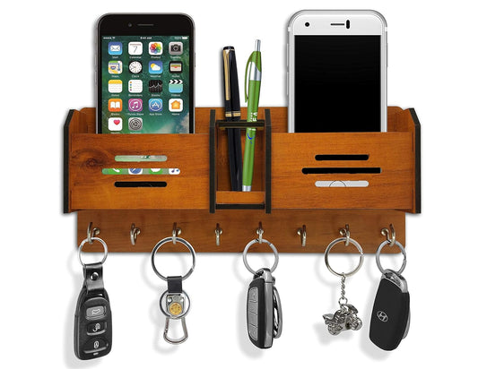 Multipurpose Design Wooden Key Holder I Home Decoration Items I Wall