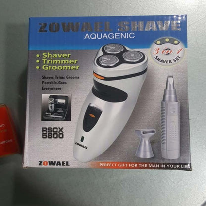 Zowael RSCX-5800 3 In 1 Shaver Set | Portable Shaver, Trimmer, Groomer