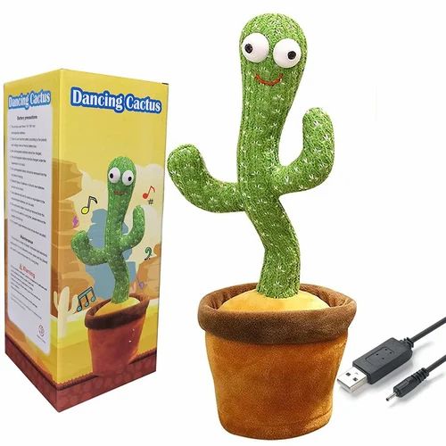 Dancing Cactus Talking Toy Tree Cactus Plush toy for children, kids