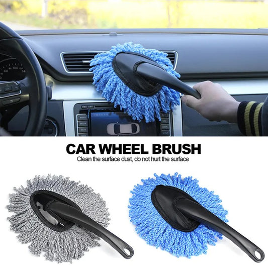 Car Wash Microfiber Cleaning Brush Car Collector Cleaning Dusts Mop Bristles Strong
