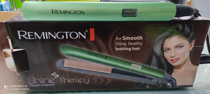 Remington hair straightener Shine Therapy Hair Straightener Flat Iron Floating Ceramic LCD