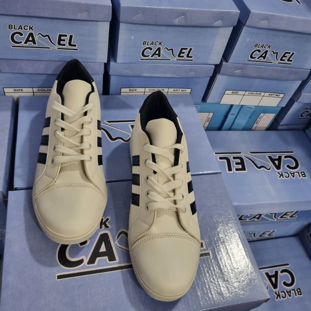 Black Stripe Canvas Sneakers (Rotterdam (991) - 41-44)
