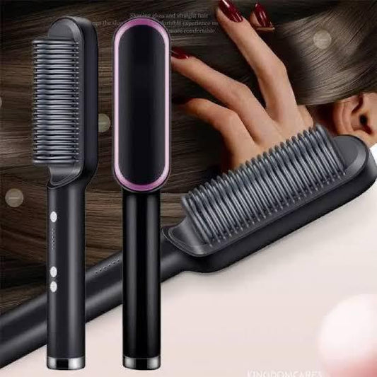 Hair Straightening Comb/Brush, Curling Comb Dual-Purpose Hair Straightener Styling Comb, Splint Does