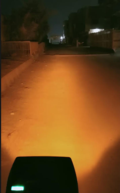 5 function led headlight 15 led white and Fog light high