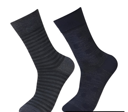 Pack of 2 Gents full length socks | Full Length Comfortable socks