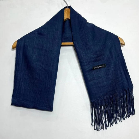 Cashmere plean scarf