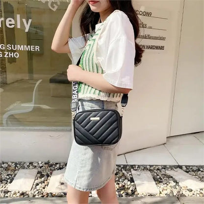 Leather Square Shoulder Bag | PU Leather Shoulder Bag for women, girls