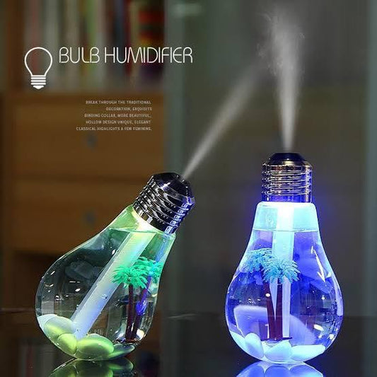 USB Air Humidifier | Bulb Humidifier Lamp Shape | Decorative Lights Diffuser,
