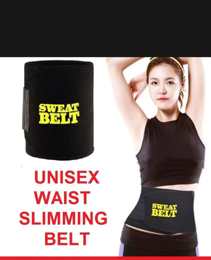 Sweet sweat Belt for Weight Loss Slimming Trimming Waist Trainer Fitness Belt