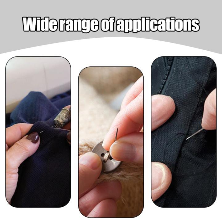 Pack Of 10 pieces Stainless Steel Side Hole Sewing Needles