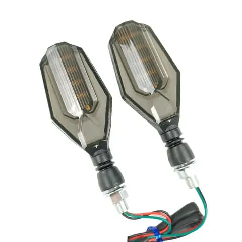 2Pcs Motorbike Universal LED Indicator With DRL And Yellow Parking Light