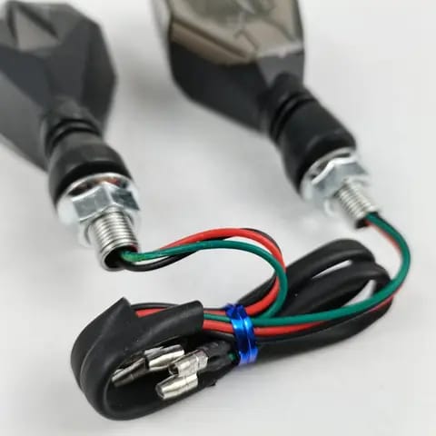 2Pcs Motorbike Universal LED Indicator With DRL And Yellow Parking Light