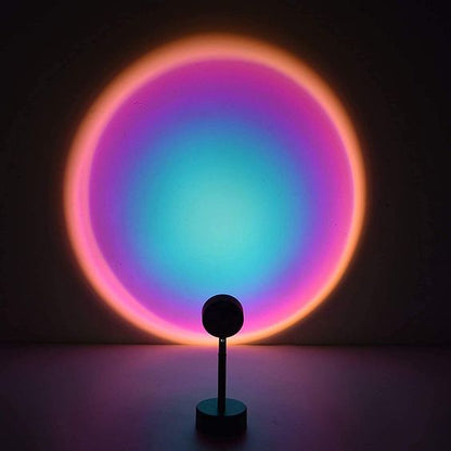 Sunset lamp multi color with remote