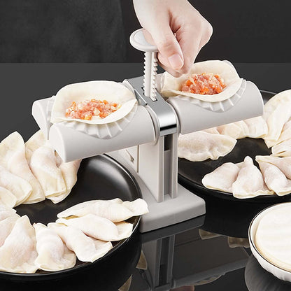 Double head design automatic dumpling machine mold, dumplings quickly and easily