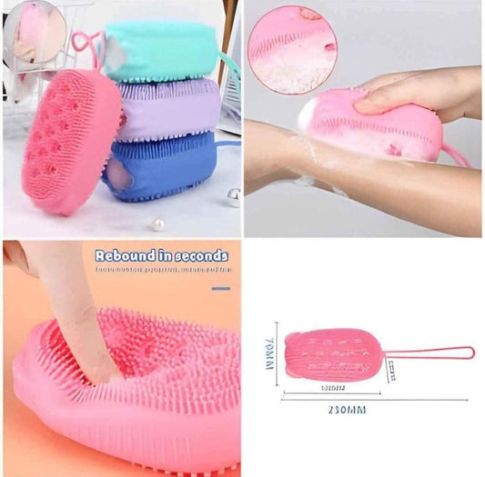 silicone soap bath massage / Bath Body Brush High Quality Silicon Bath