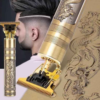 Vintage T9 Trimmer Dragon Style Metal Professional Hair and Beard Trimmer (Metal