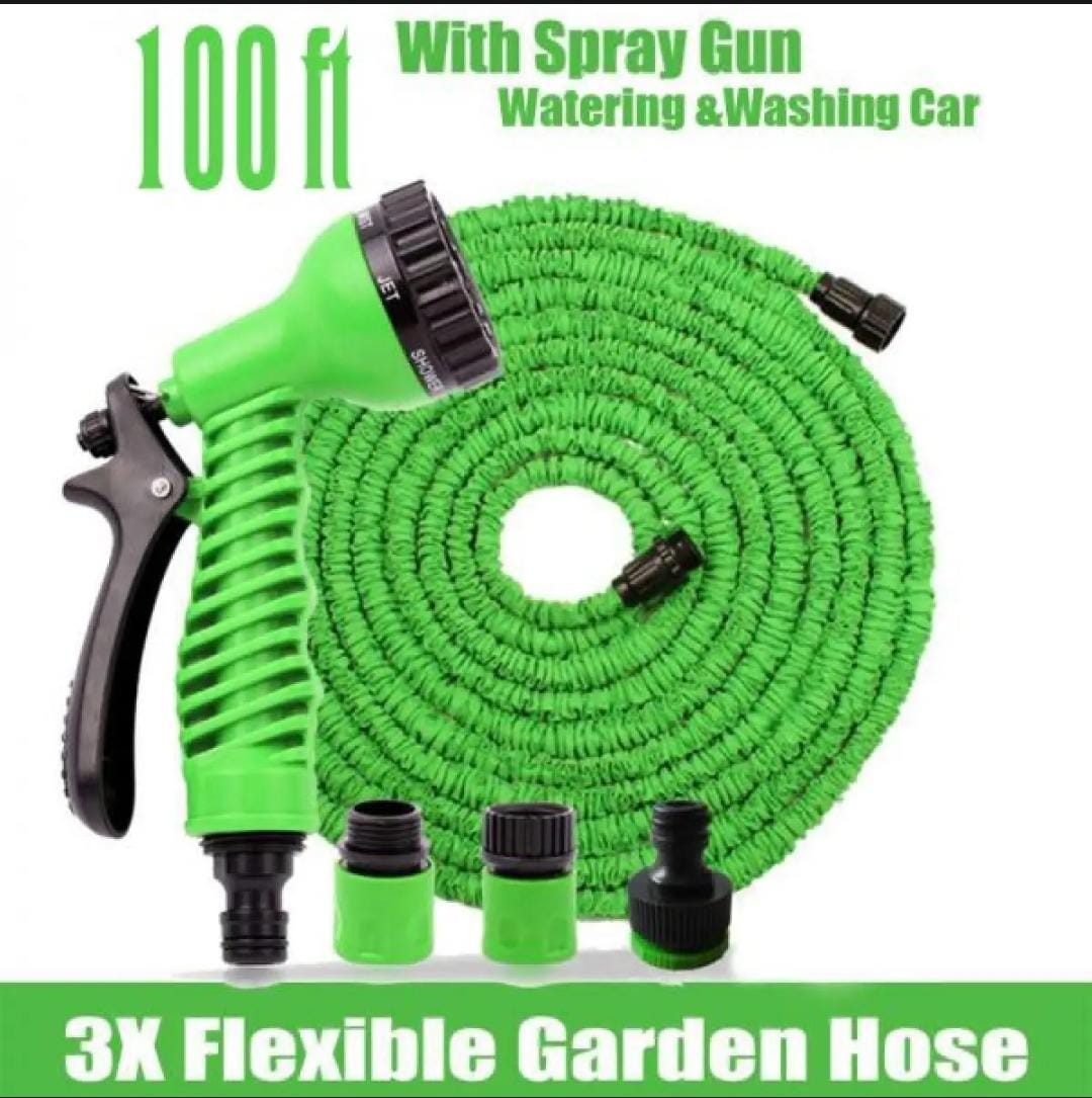 Magic Hose Pipe 100 Ft (Random Color)