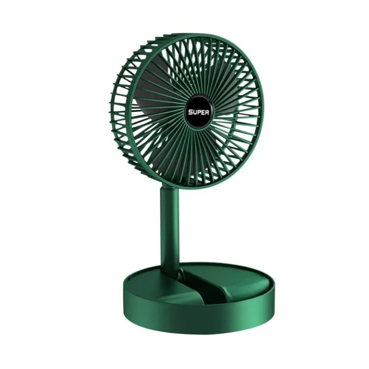 Folding Telescopic Floor Fan Summer Silent Desktop Direct electric Fan For