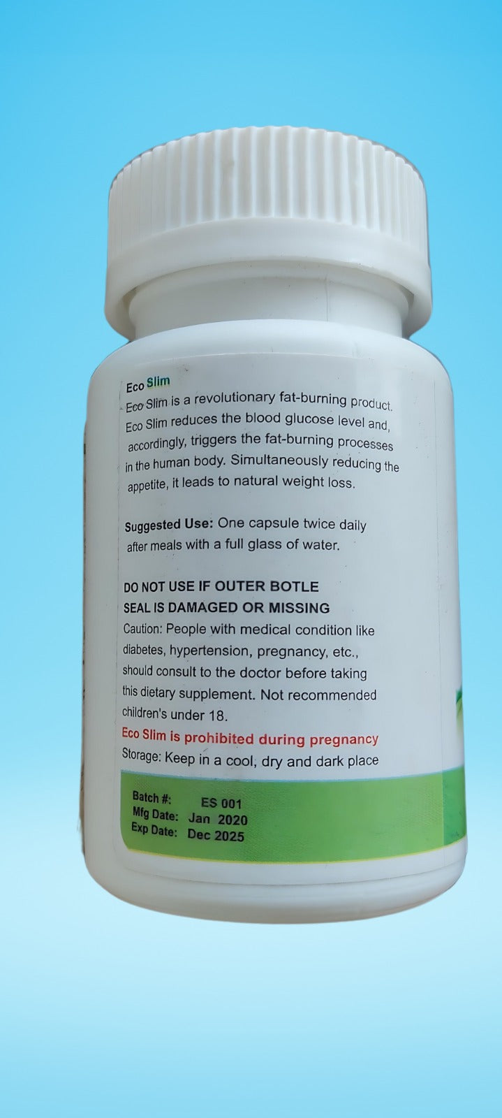 Eco Slim Capsule / natural weight loss formula