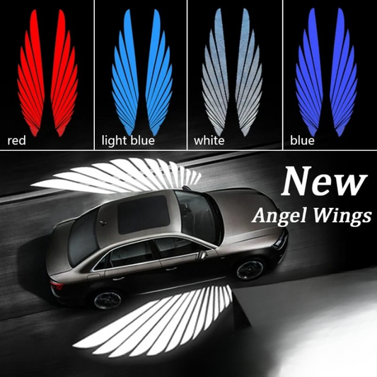 Angel Wing Light Dynamic Projection Lamp Universal Car Rear View Mirror Side