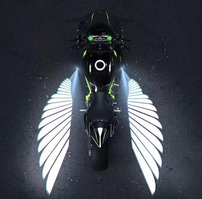 Angel Wing Light Dynamic Projection Lamp Universal Car Rear View Mirror Side