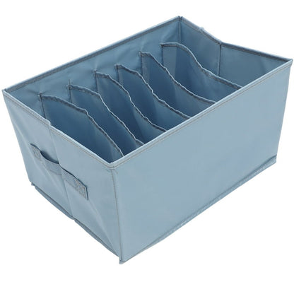 Cart Jeans organizer 6 grids foldable organize 70 GSM (random colors)