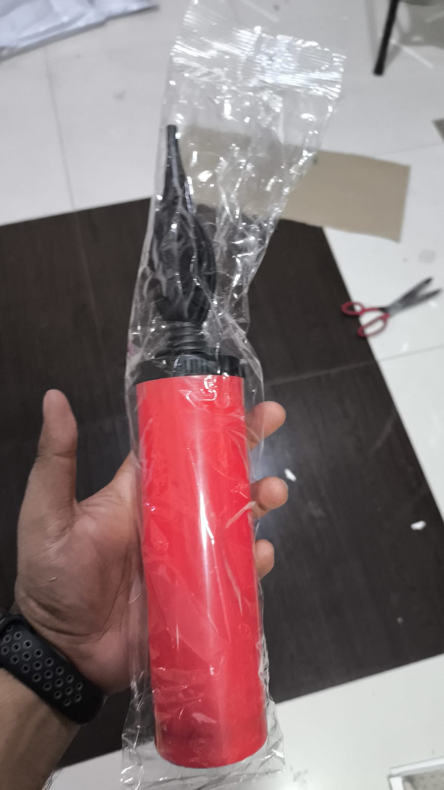 Big Balloon Pump Air Filler Manual for Swimming Pool &amp; Baloon Plastic