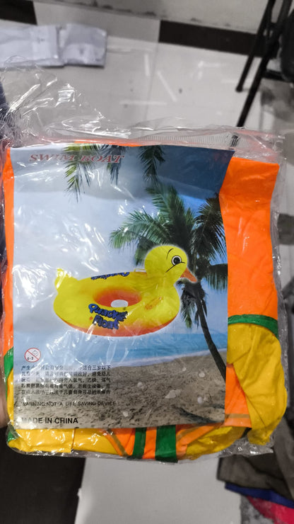 Duck Baby Floats Tube, Inflatable Duck Pool Float, Baby Floating Seat, Children